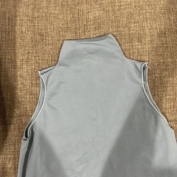 Skims Essential Mock Neck Sleeveless Bodysuit